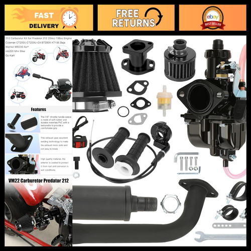 Carburetor muffler kit for - &,
