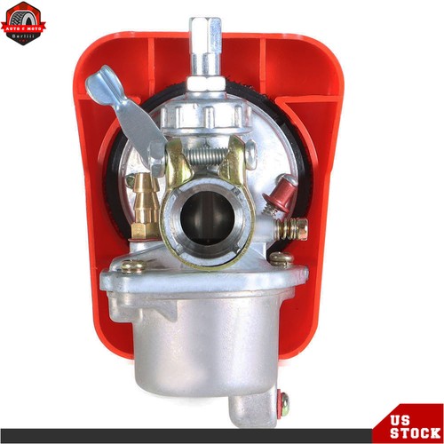 Bike engine red carburetor - engine,