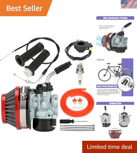 Motorized bike carburetor - carburetor, kit