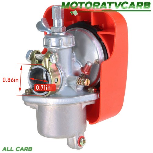 Bike engine red carburetor - engine,