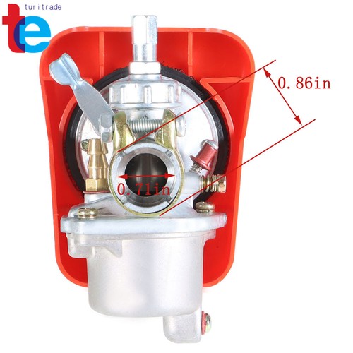 Bike engine red - bike, carburetor